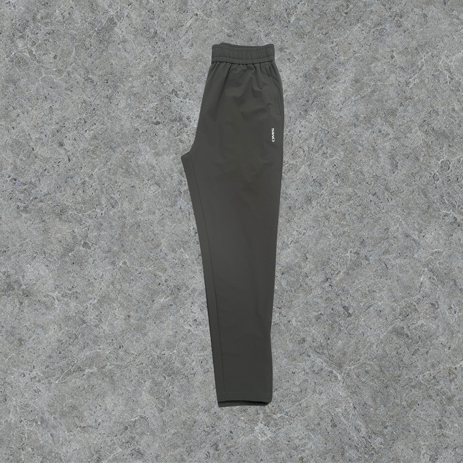 OMIS Movement men’s khaki tracksuit bottoms front view